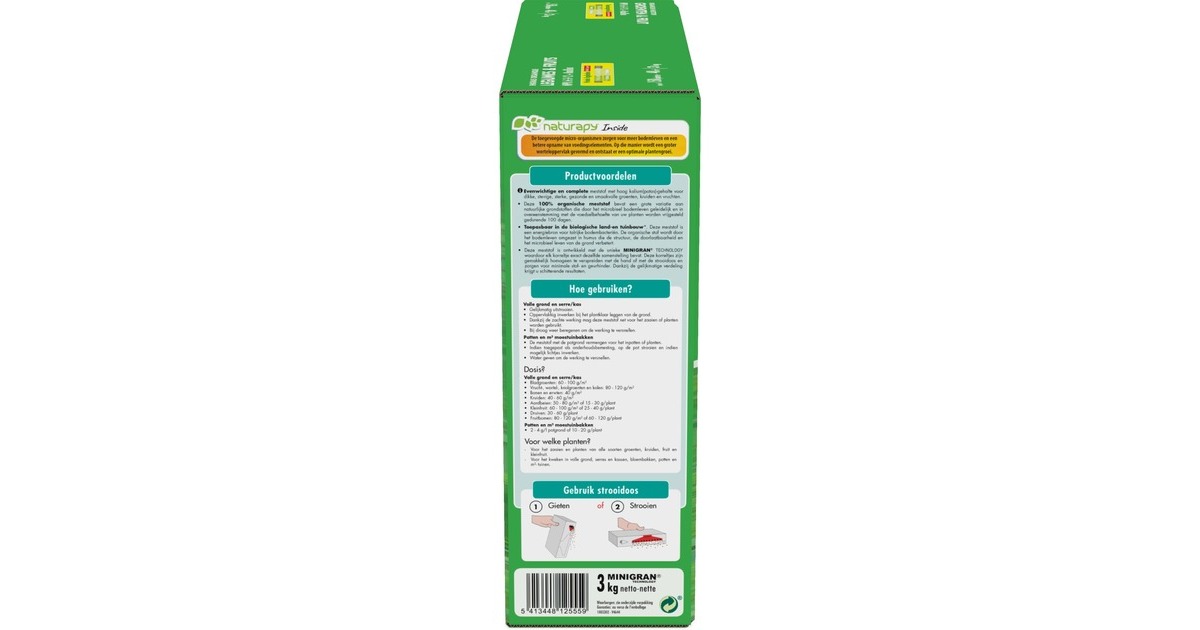DCMMeststof Groenten & Fruit 3 kg  (Tot 40 m²)