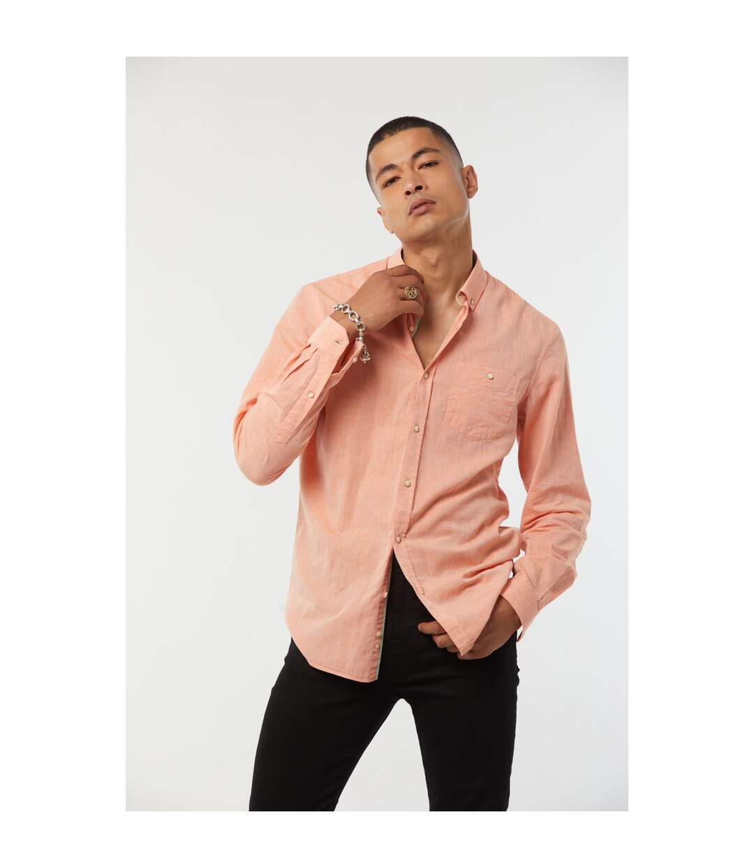 Chemise manches longues coton regular DOLANO