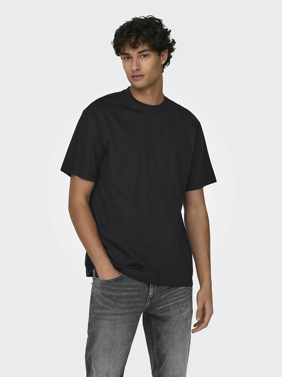ONLY & SONS<br>Camiseta folgada com gola redonda