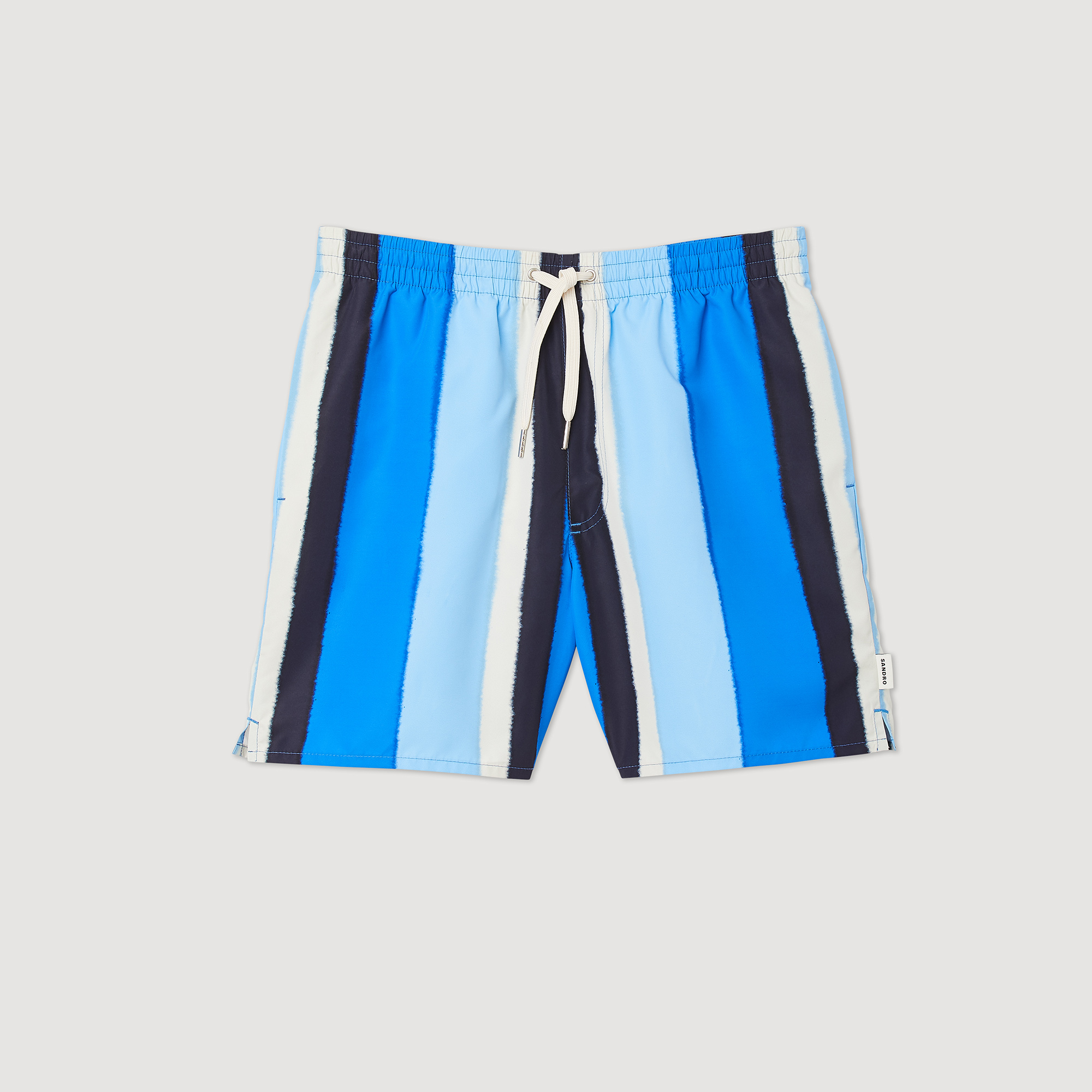 Maillot de bain imprime raye