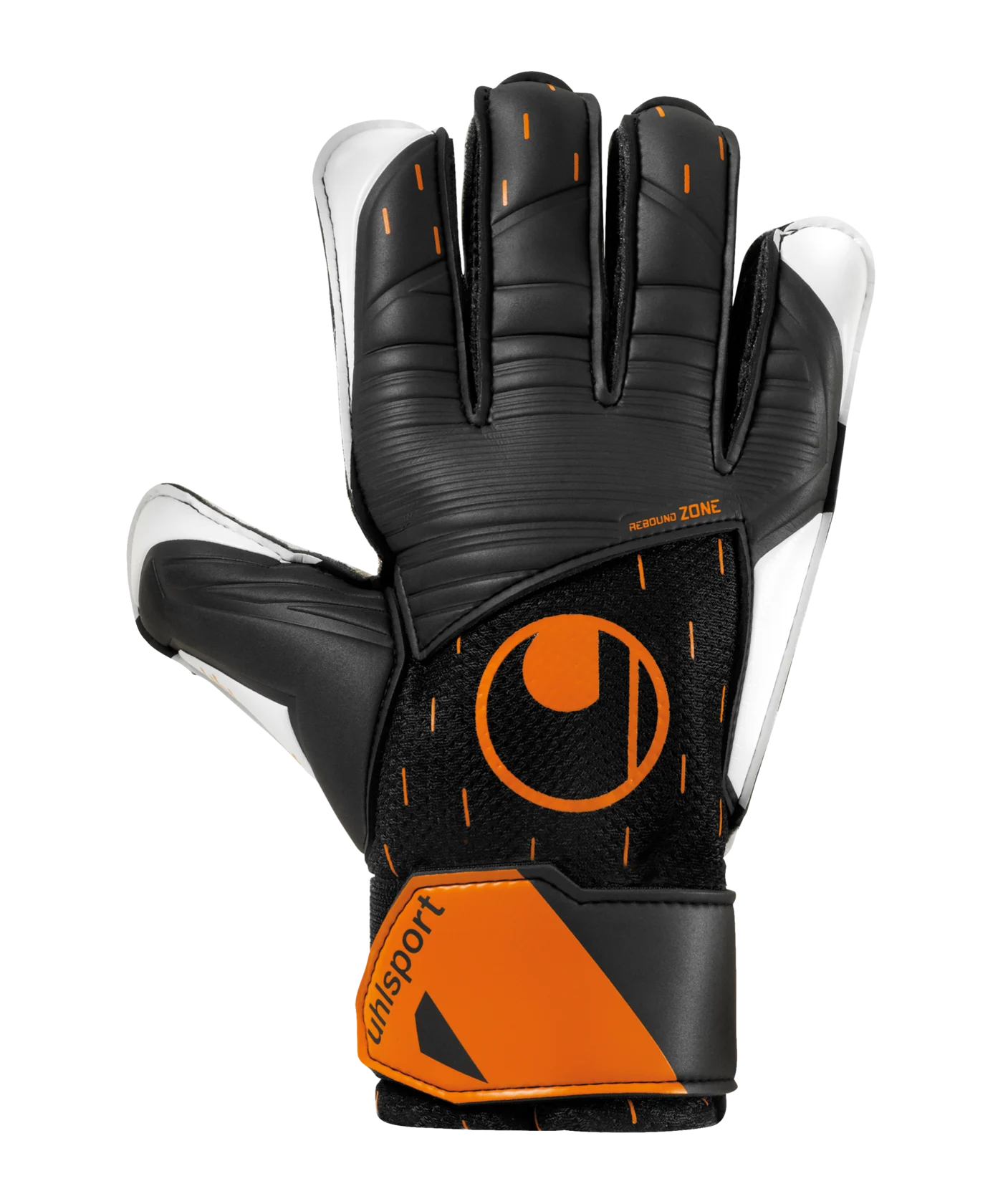 uhlsport Speed Contact Starter Soft TW-Handschuhe Schwarz Weiss Orange F01