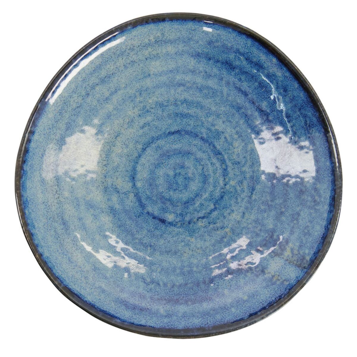 Triangel tallerken 18.9 x 3.5cm, cobalt blue