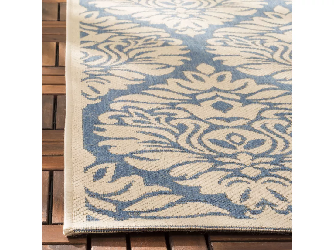 Tapis Blue & Creme 91 X 152 cm - Panarea
