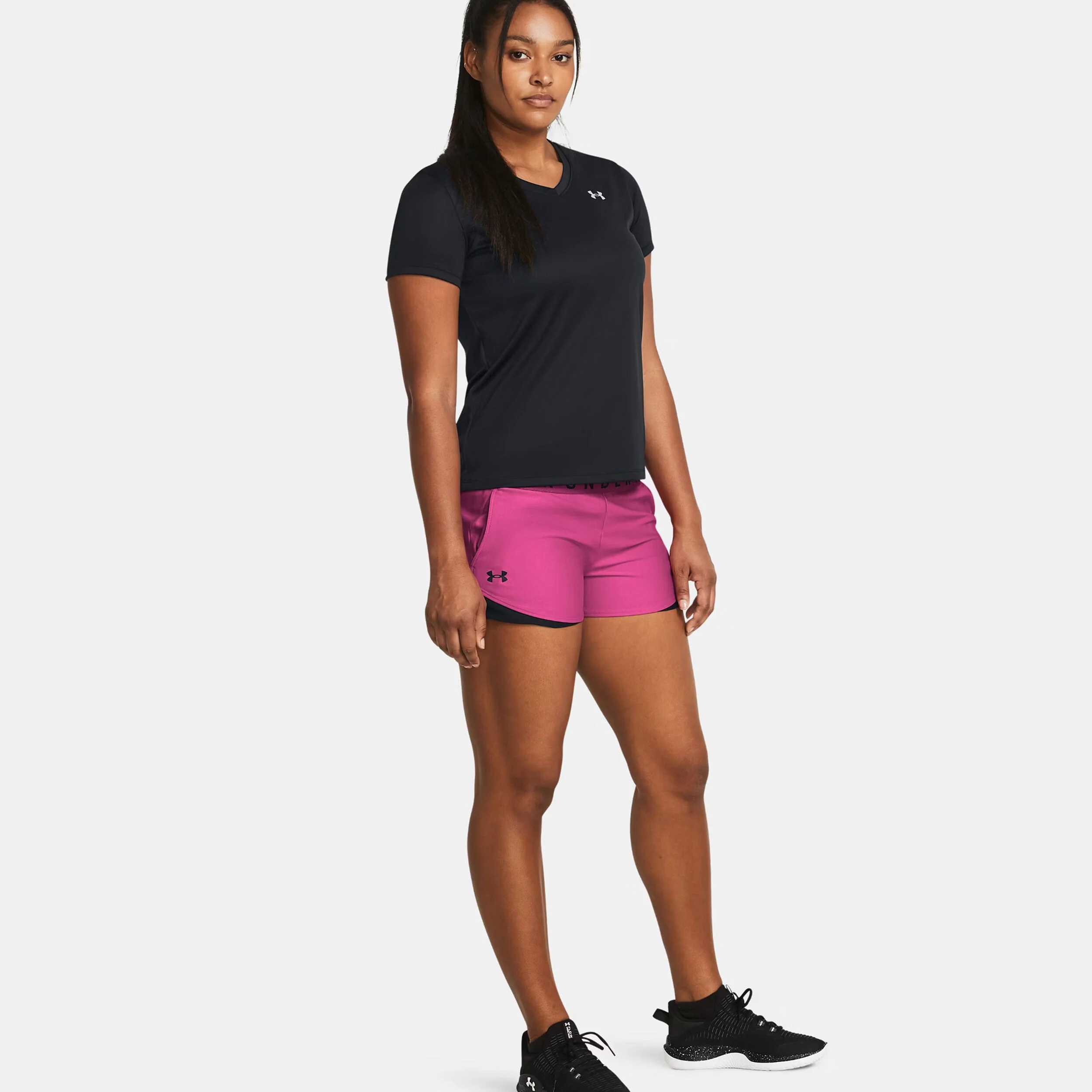 Under Armour Play Up 3.0 Shorts Femmes - Pink