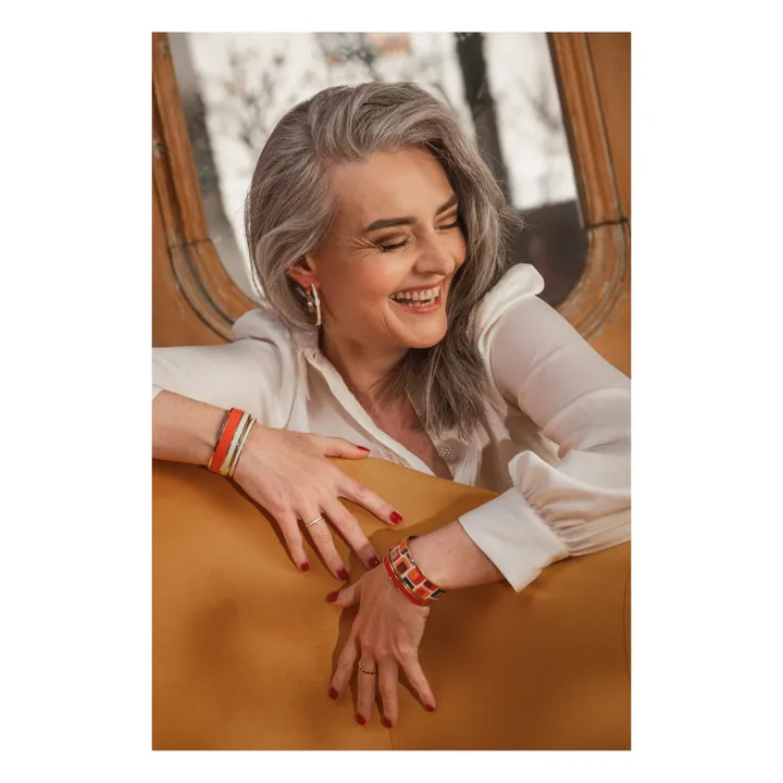 Bangle Up Bague Ajustable Tara | Blanc