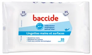 Lingettes Mains & Surfaces - 35 lingettes