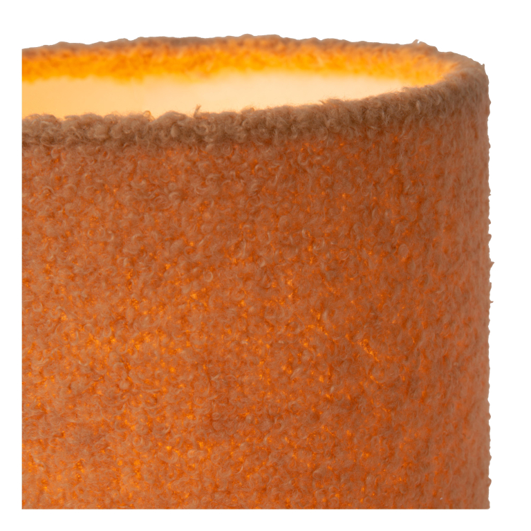 Lucide Woolly tafellamp beige