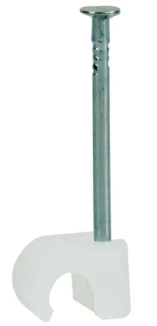 Clips runde TC 4-6/20 mm klar - (100 stk.)