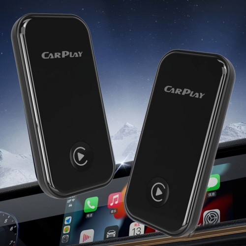 Bluetooth Apple CarPlay / Android Auto KFZ USB A / USB C Wireless 2.4 / 5 Ghz Adapter - Schwarz
