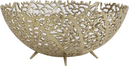 Light & Living schaal Galaxa goud D 35,5 H 14 cm