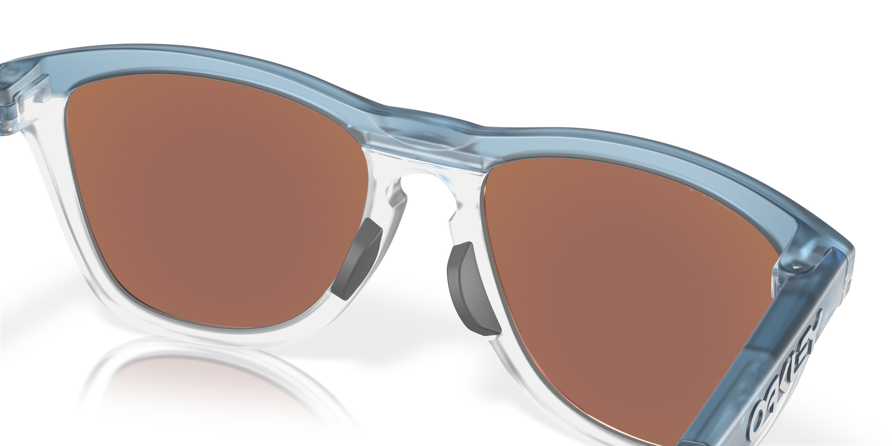 Frogskins Range 0955/Transparent Stonewash/Clear w/Prizm Deep Water Polarized