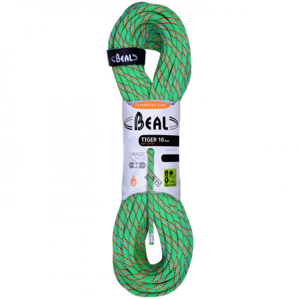 Corde alpinisme BEAL TIGER 10MM x 50M GREEN