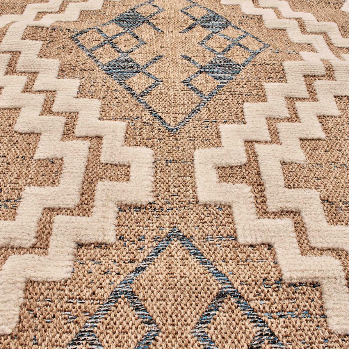 Tapis extérieur bleu 160x230 cm