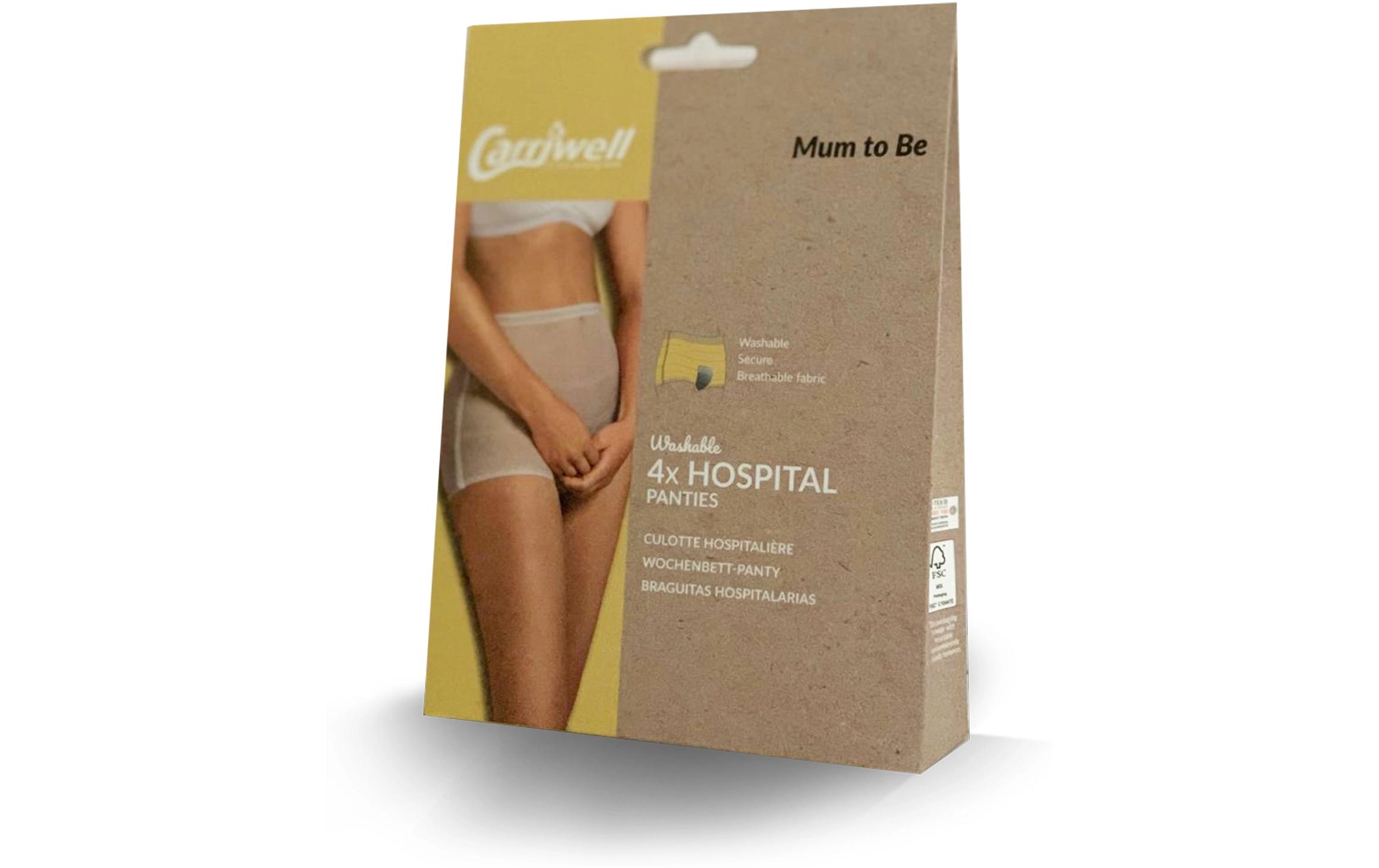 Krankenhaus Unterhose 2 x 4er Set Weiss Gr. One SizeEinweg-Unterhose