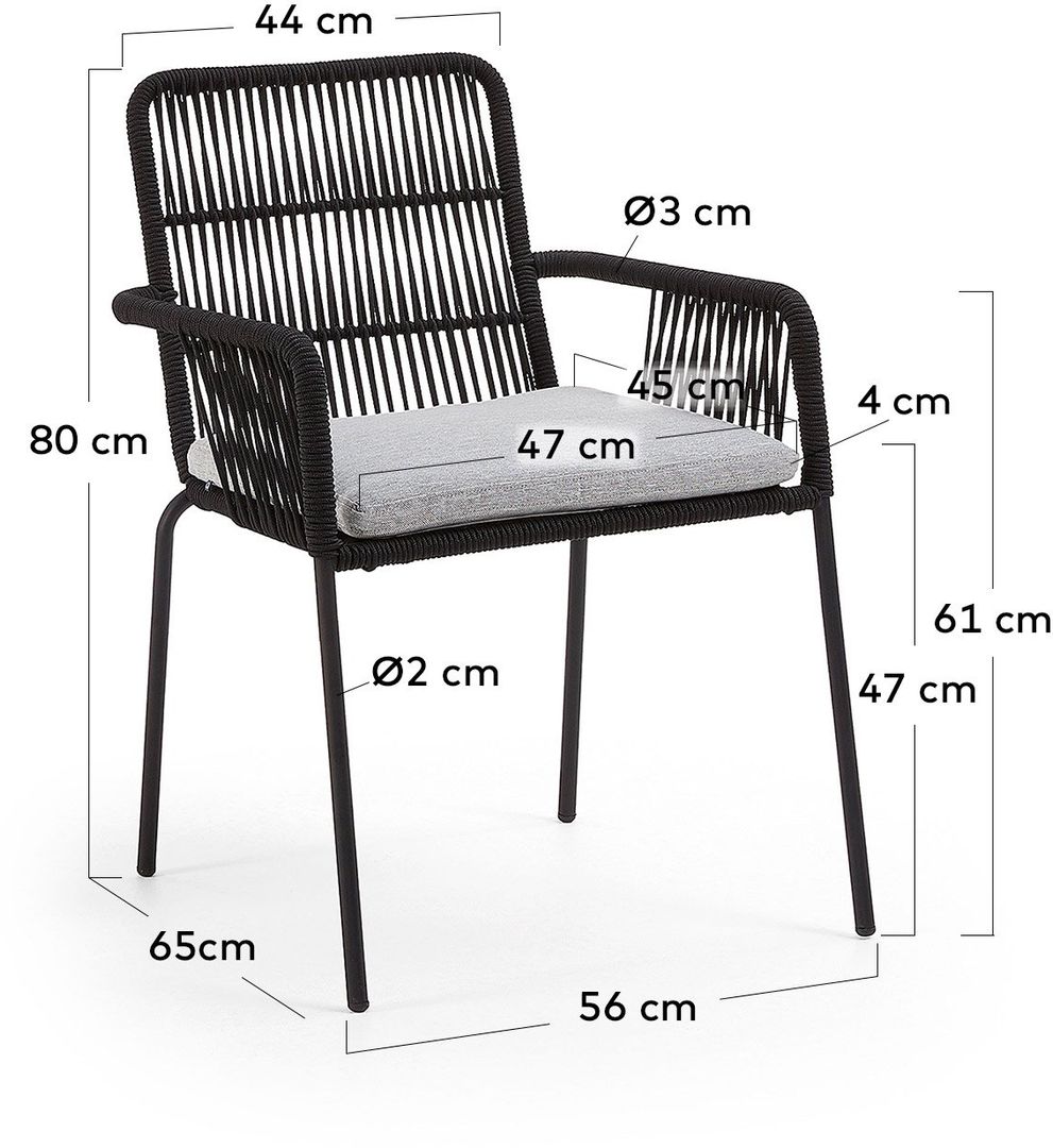 Kave Home   Samt Tuinstoel