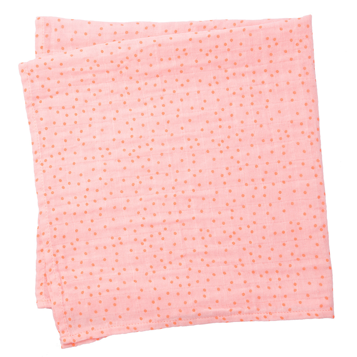 Topomin 3 Musselintücher 60 x 60 cm rosa / beige / weiss