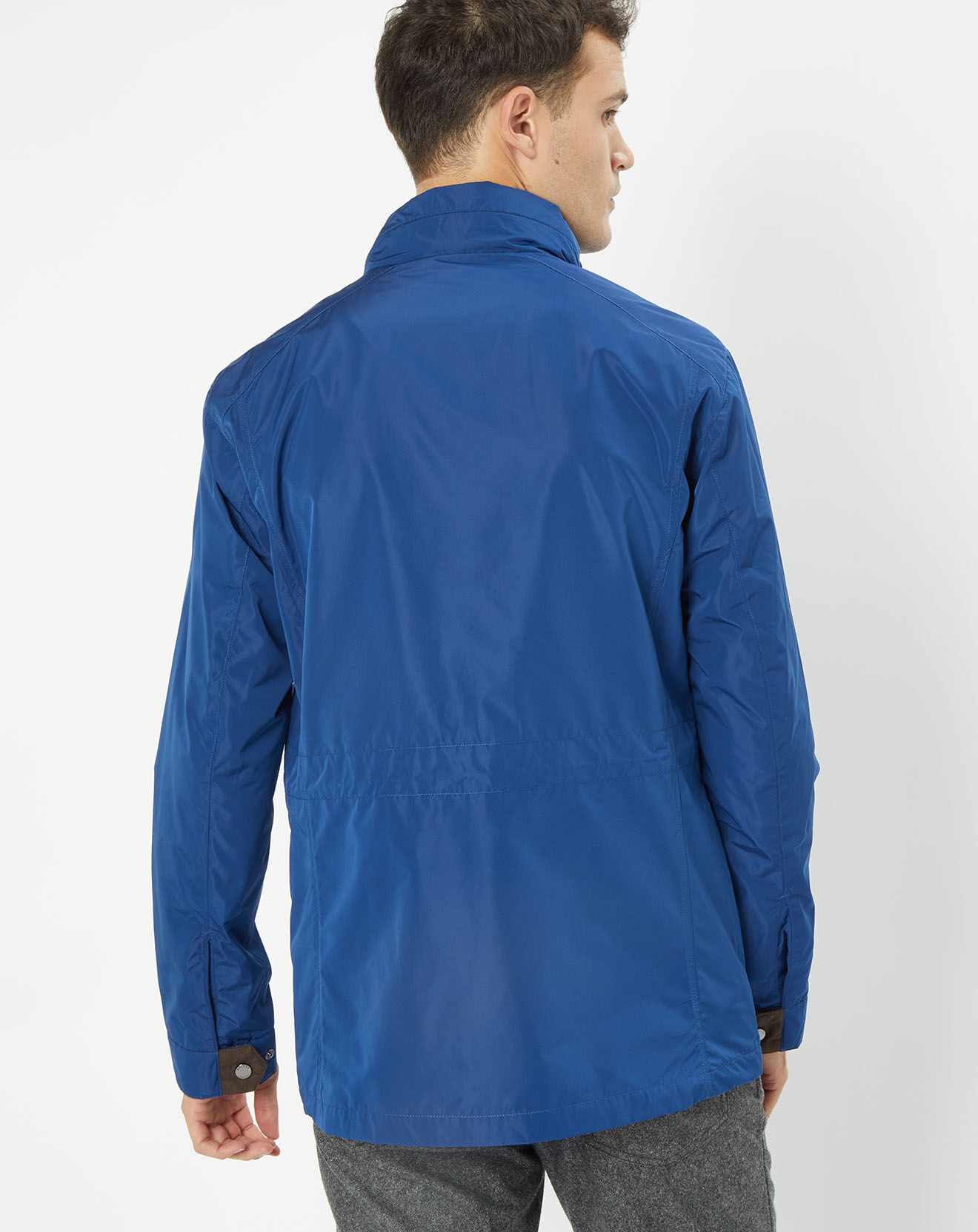 Hackett London Parka légère bleue