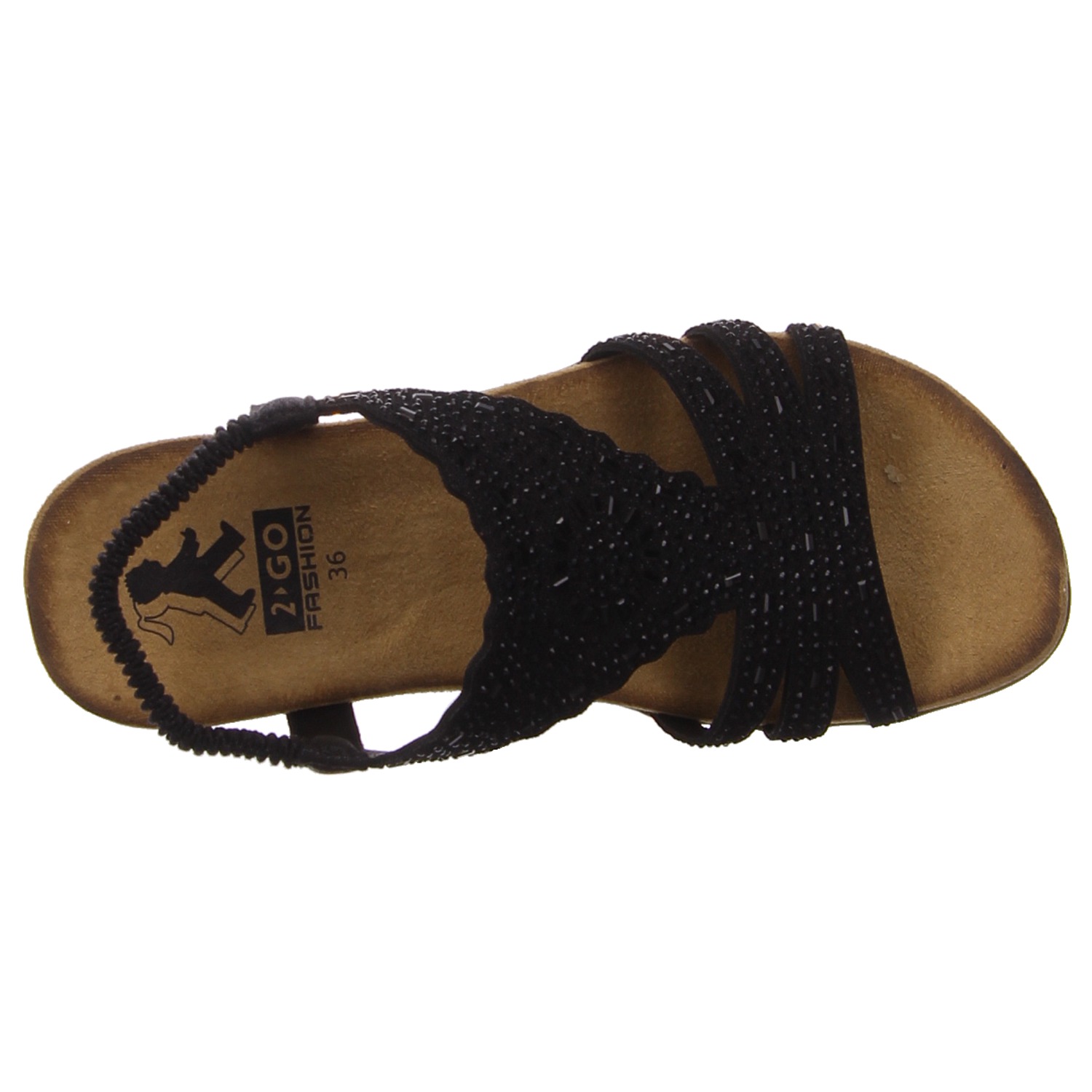 2GO Shoe Sandalette schwarz schwarz