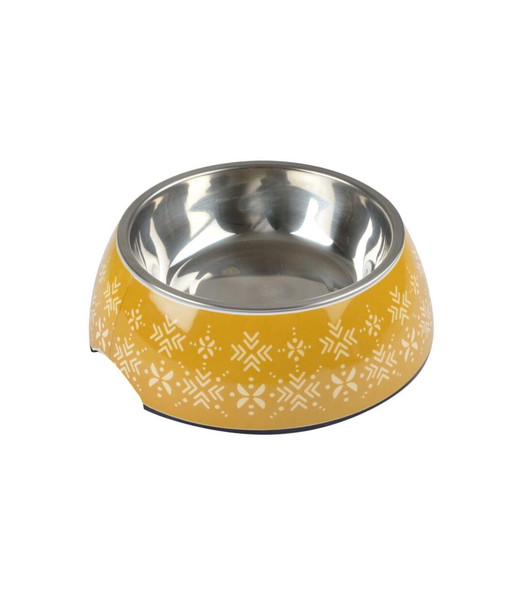 Paris Prix - Gamelle Pour Chien & Chat ethnic 17cm Moutarde