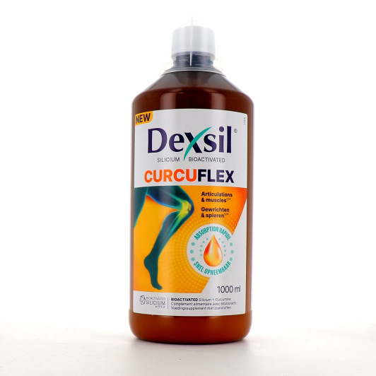 Dexsil Curcuflex : silicium à boire - Articulations et muscles
