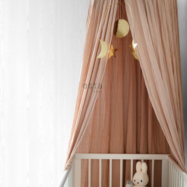 Estahome Vintage Sloophout Planken Behang I - 0,53 x 10,05 m - Wit