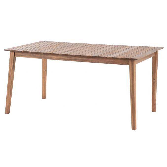 Table de jardin rectangulaire TIWI Acacia