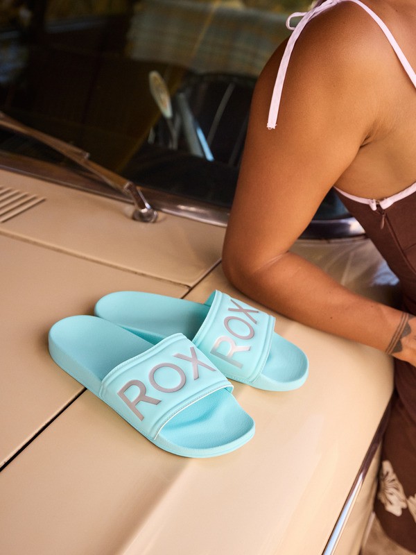 Slippy Ii Sandales Bleu Femme