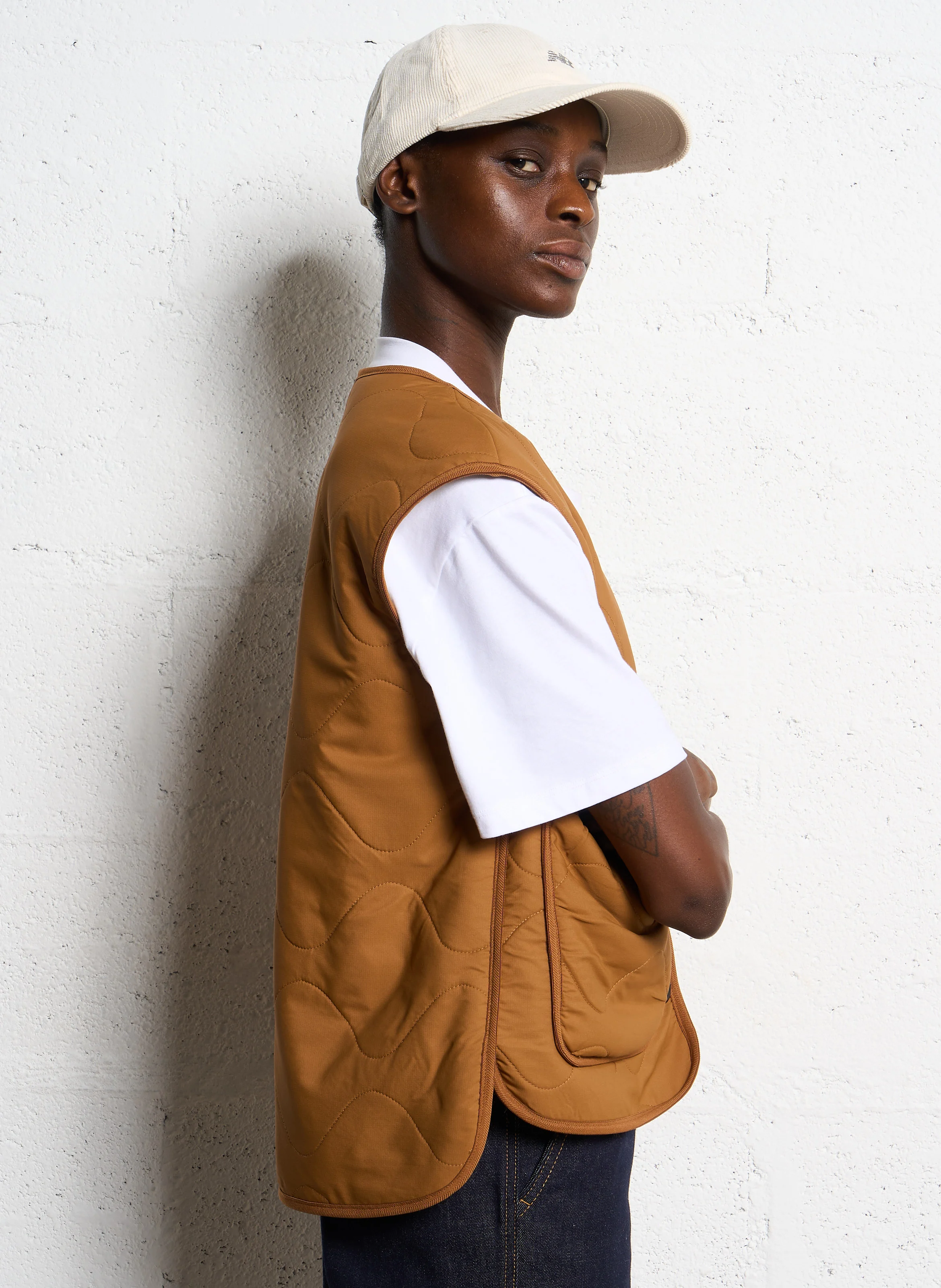 RETEDDY - Veste oversize matelassée | Beige