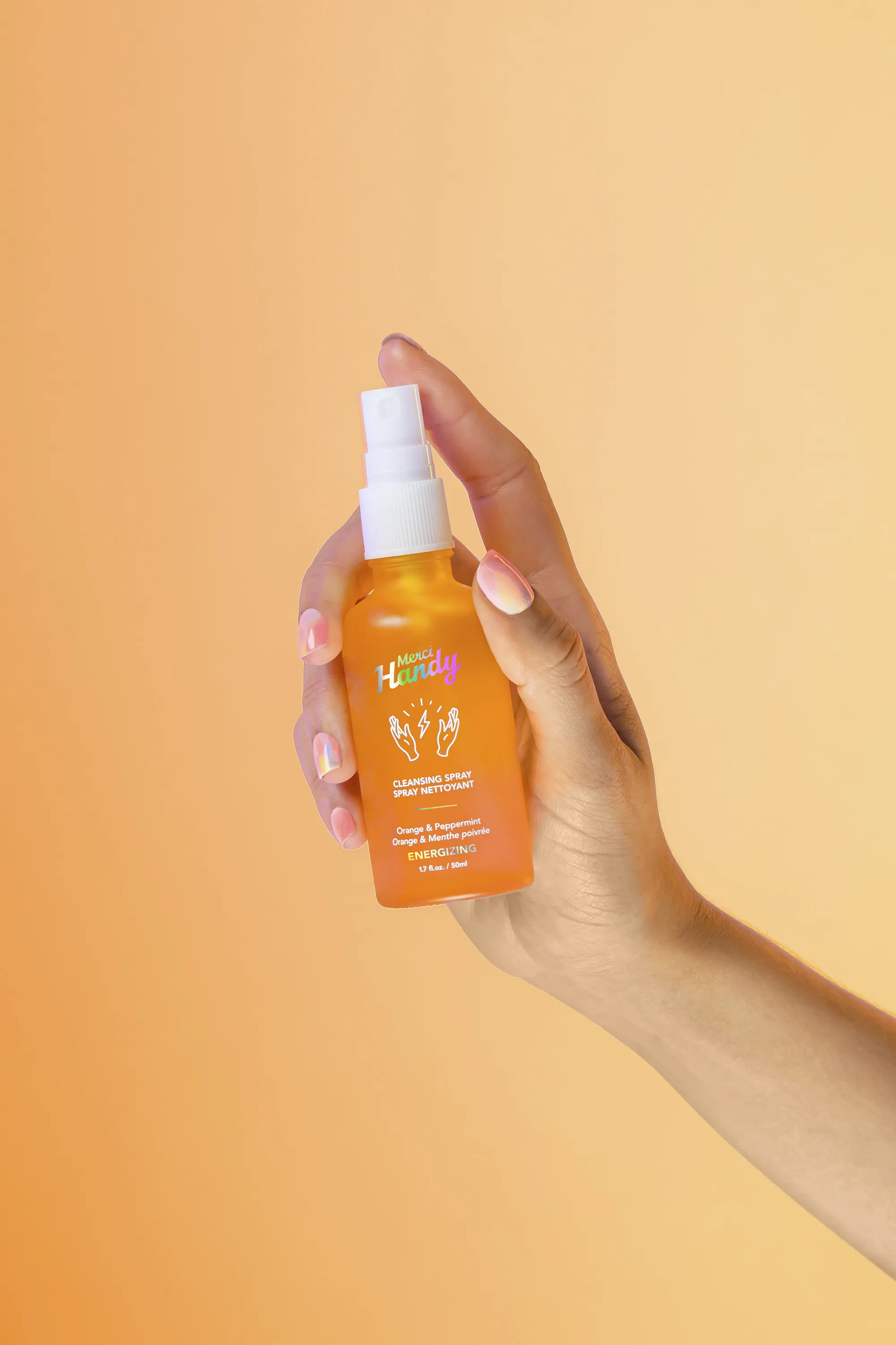 Merci Handy Spray nettoyant mains énergisant-50 ml