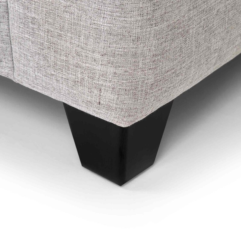 Rosalie 93" Recessed Arm Sofa