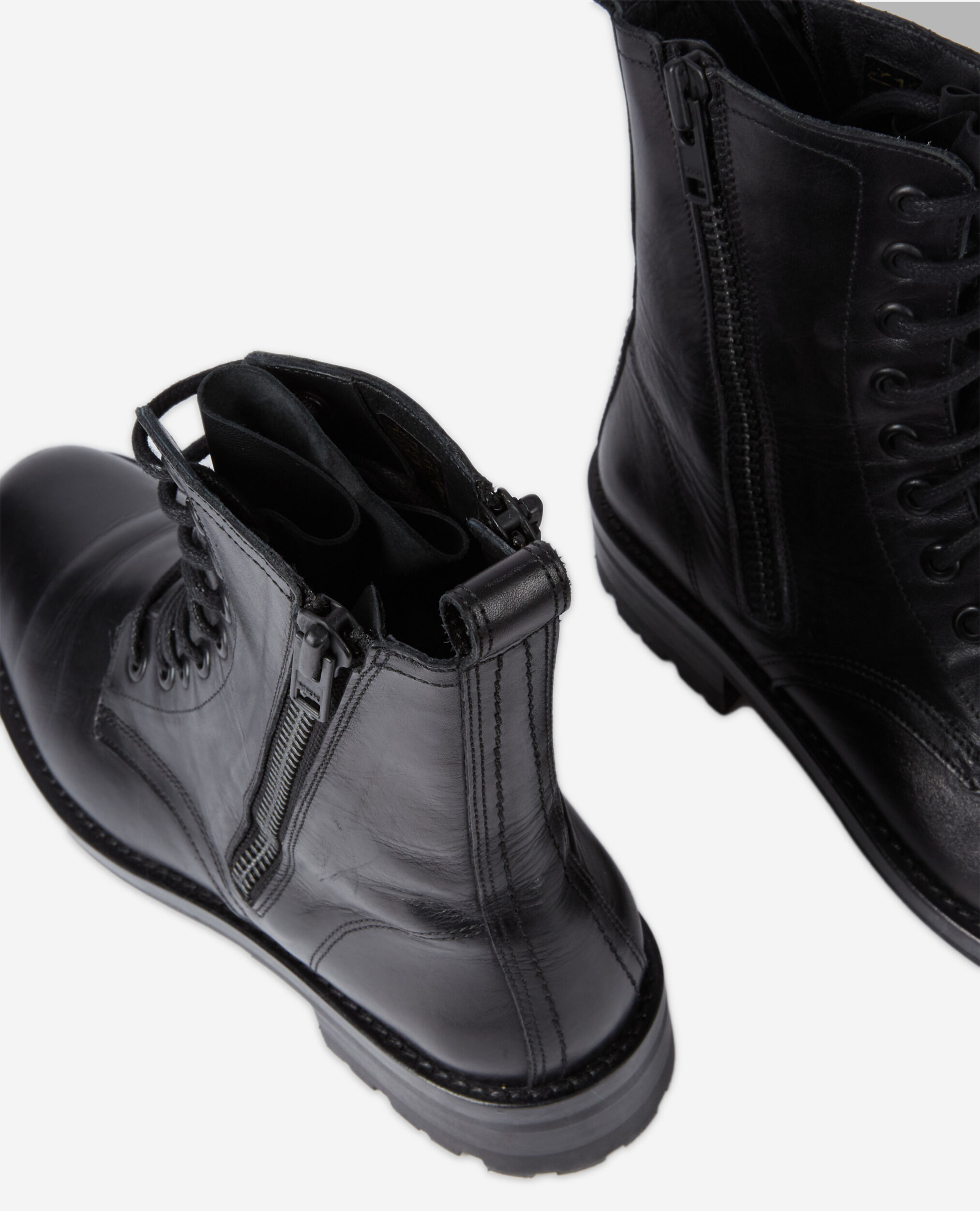 Boots en cuir noires