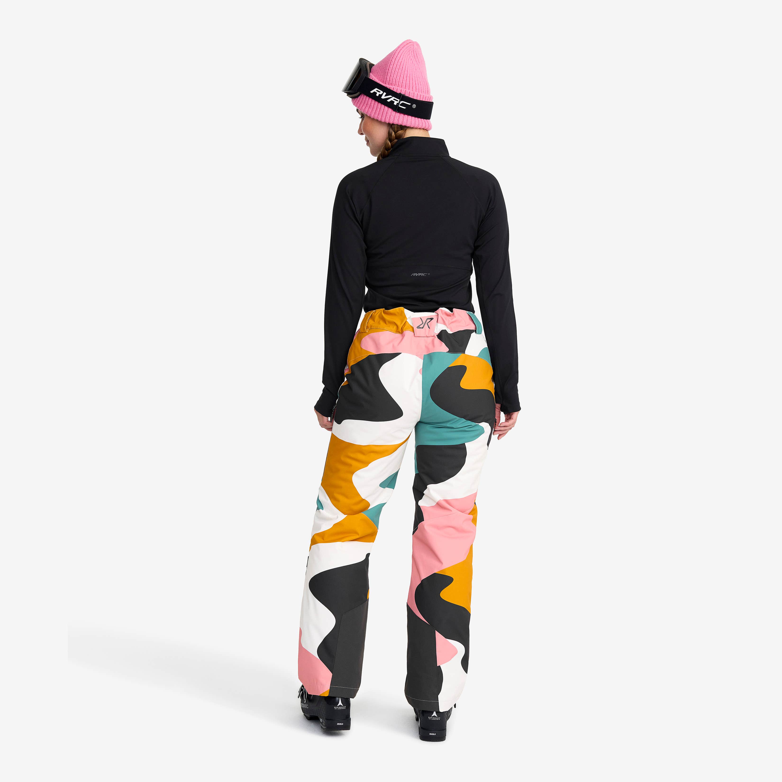 Halo 2L Insulated Snow Pants Dame Anthracite/Golden Yellow