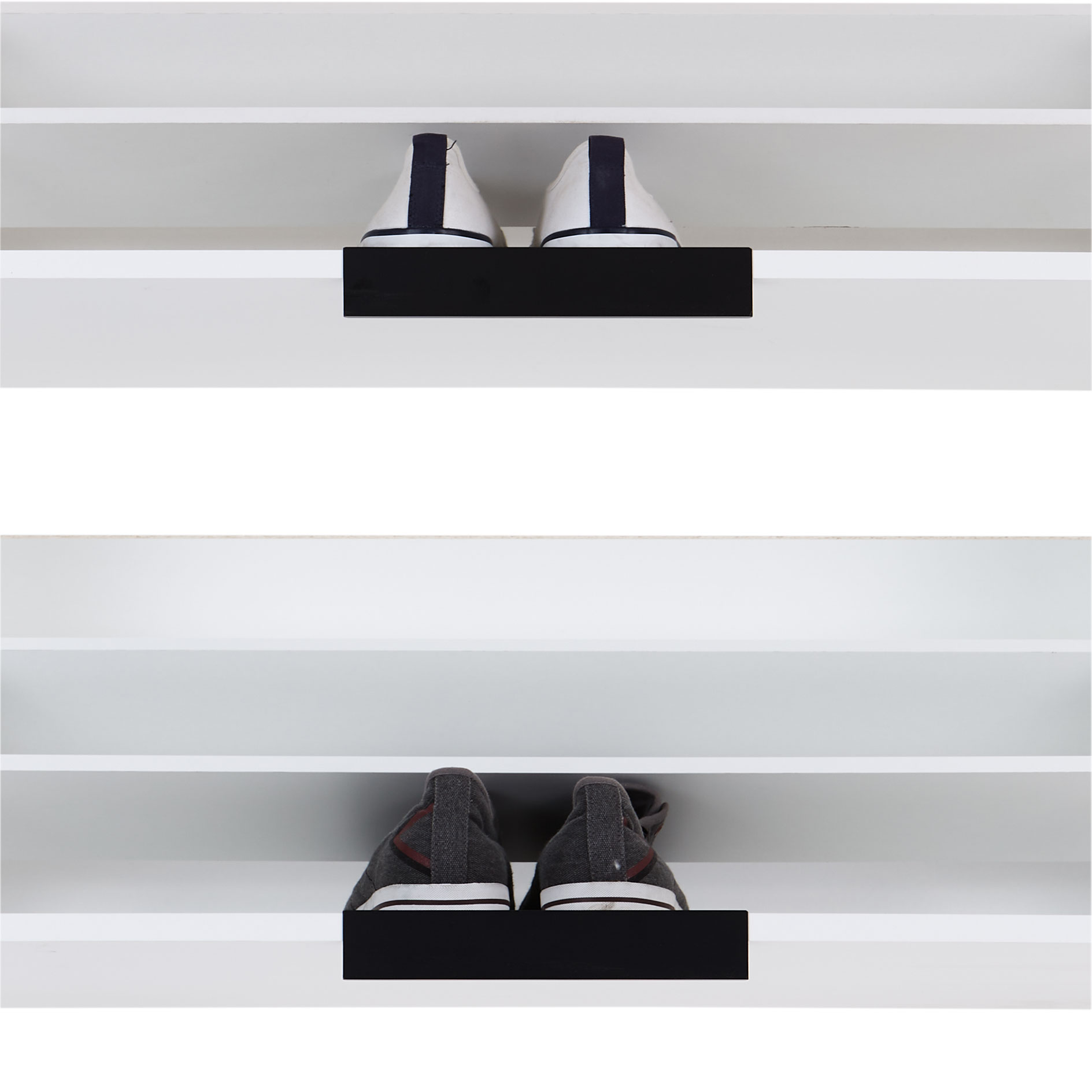 Schuhkipper - weiß - 103 cm hoch