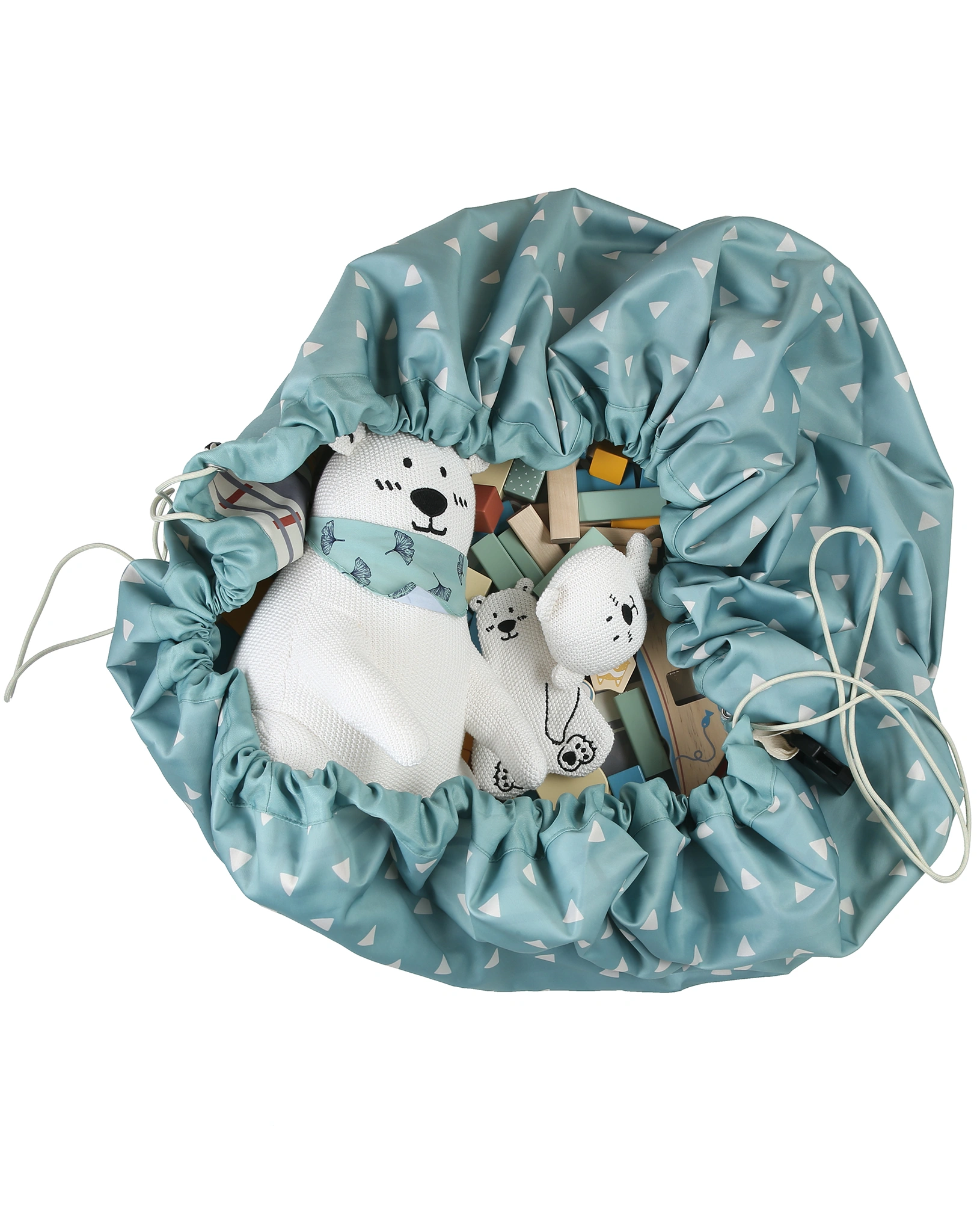 Outdoor-Spielzeugsack STADT (140cm) in moosgrün