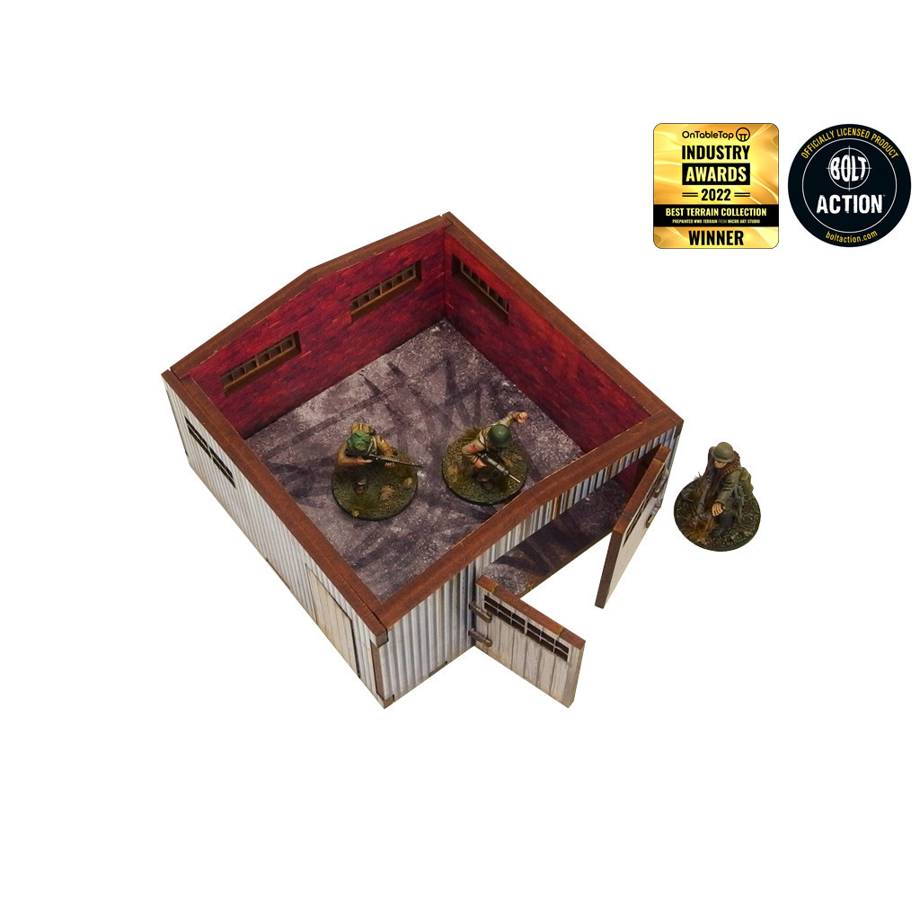 WW2 - Normandy Large Tin Shed