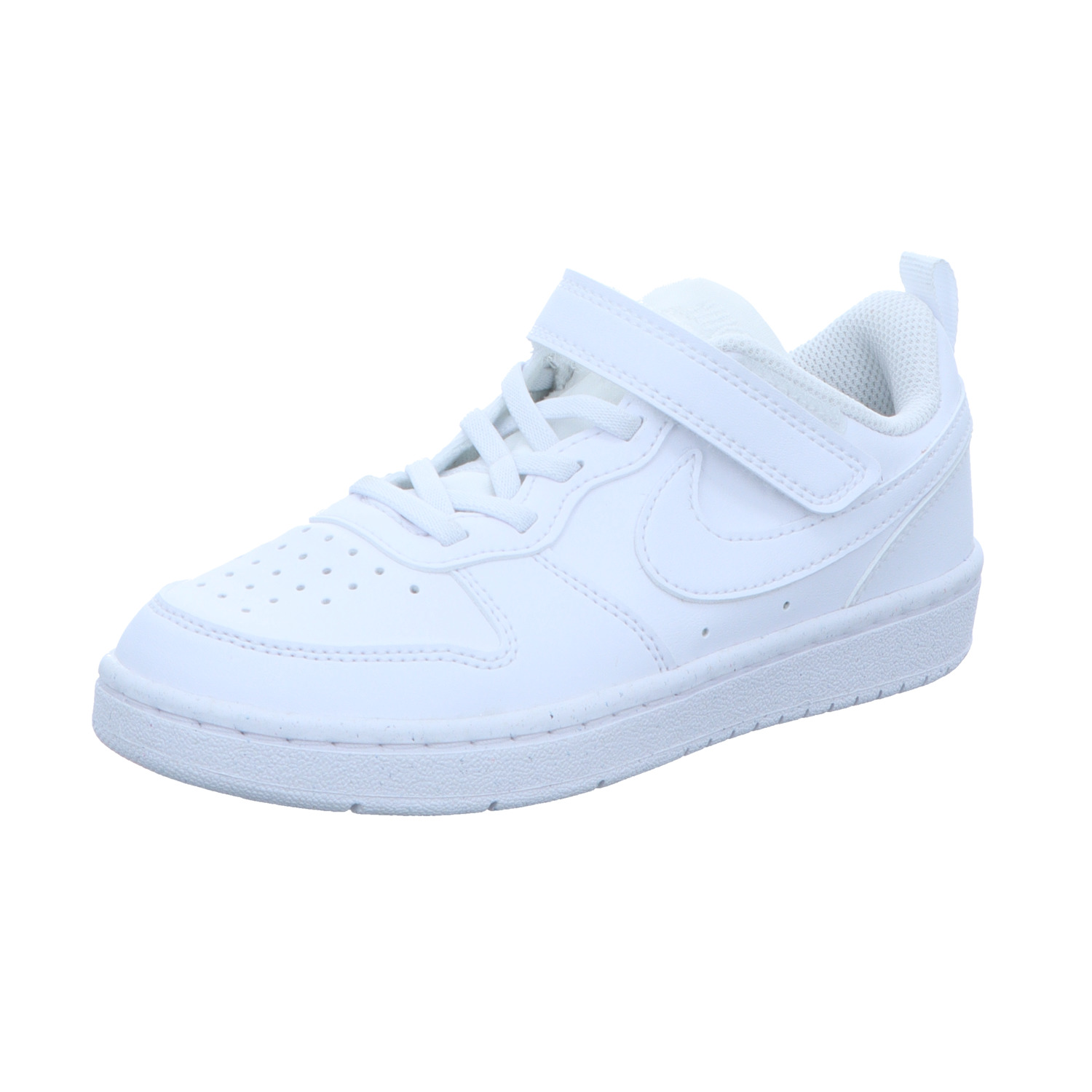 Nike Kinder-Jungen Sneaker-Slipper-Klettschuh Weiß