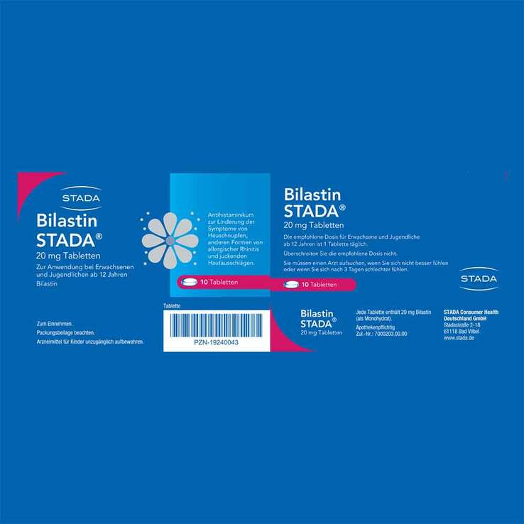 Bilastin STADA 20 mg Tabletten, 10 St