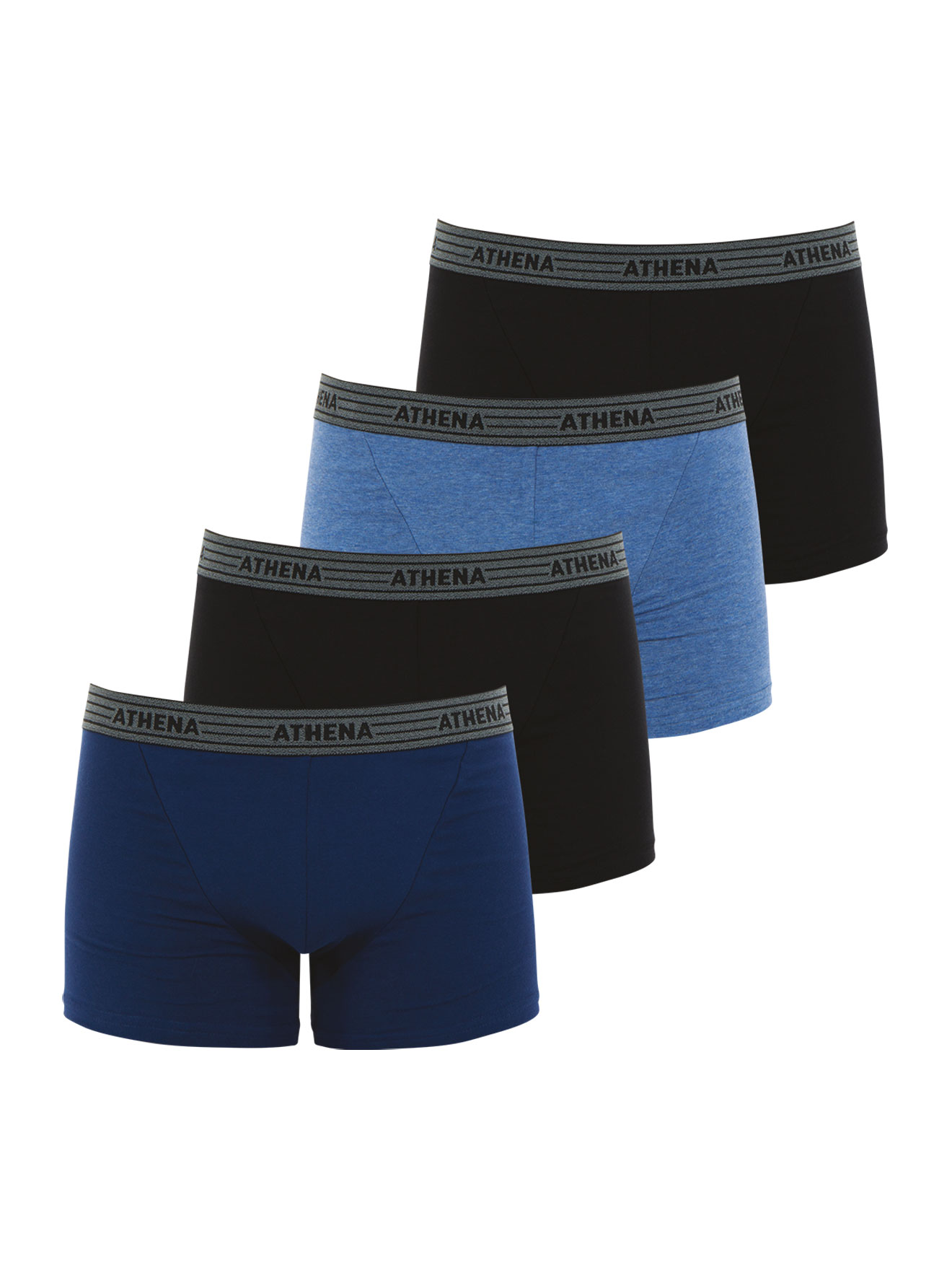 Lot de 4 boxers Basic Coton