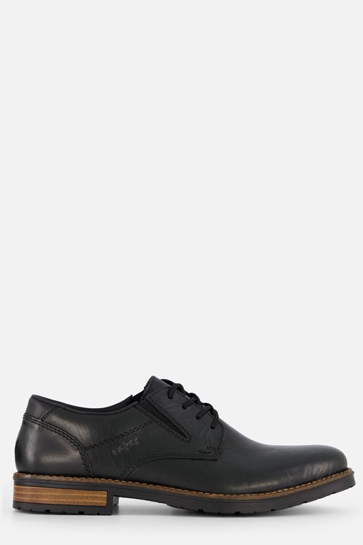 Rieker Veterschoenen zwart Leer