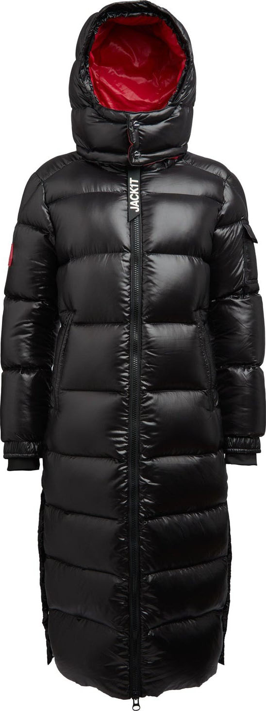 EZ Slick Puffer Ultra Long Dame Black