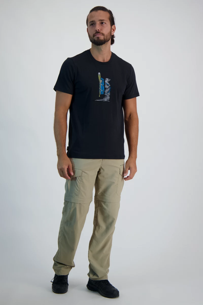 icebreaker Merino Central Classic Otter Herren T-Shirt