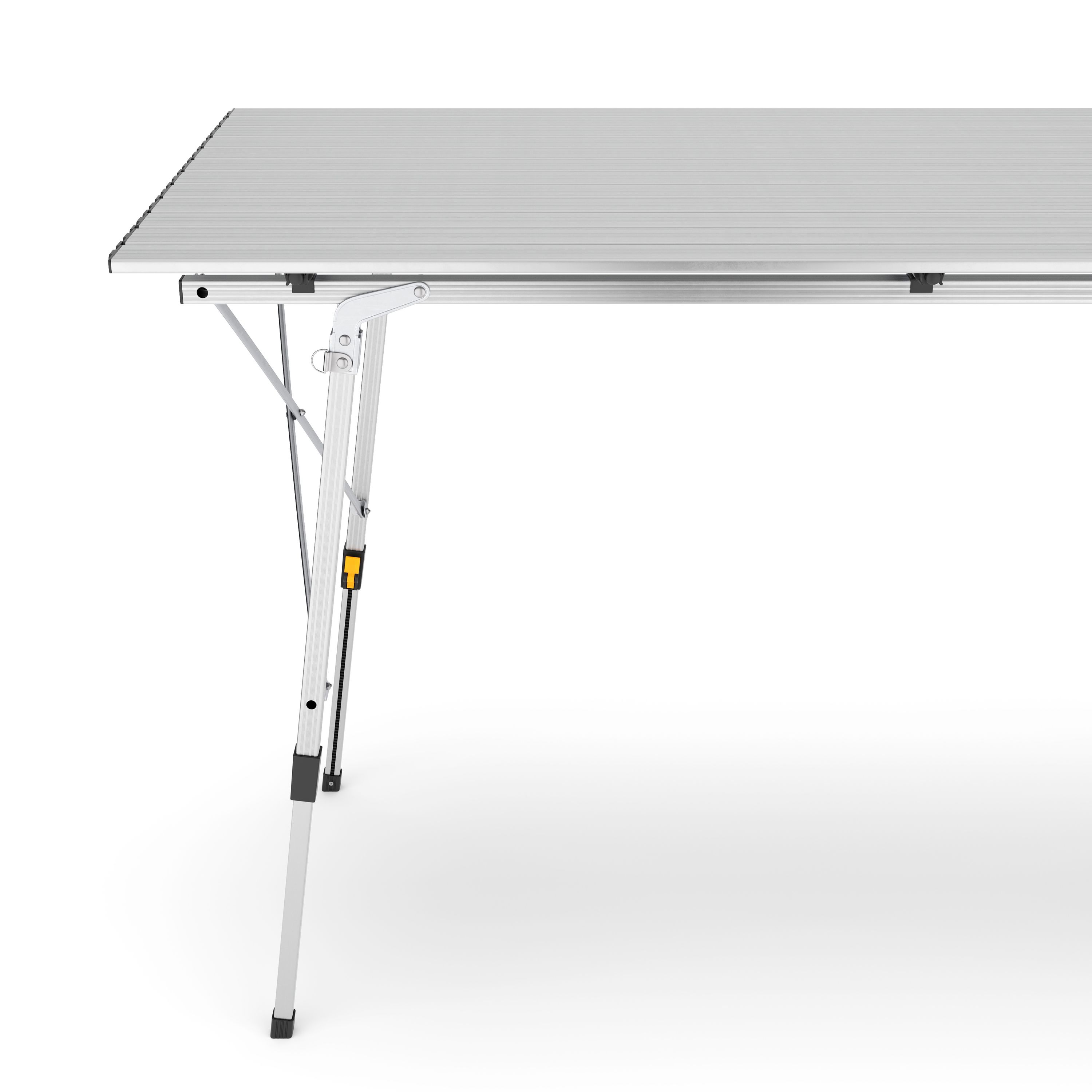 Campingtisch klappbar DOLF 120 x 69 cm silber
