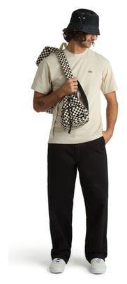 T-Shirt Manches Courtes Vans Left Chest Logo Beige