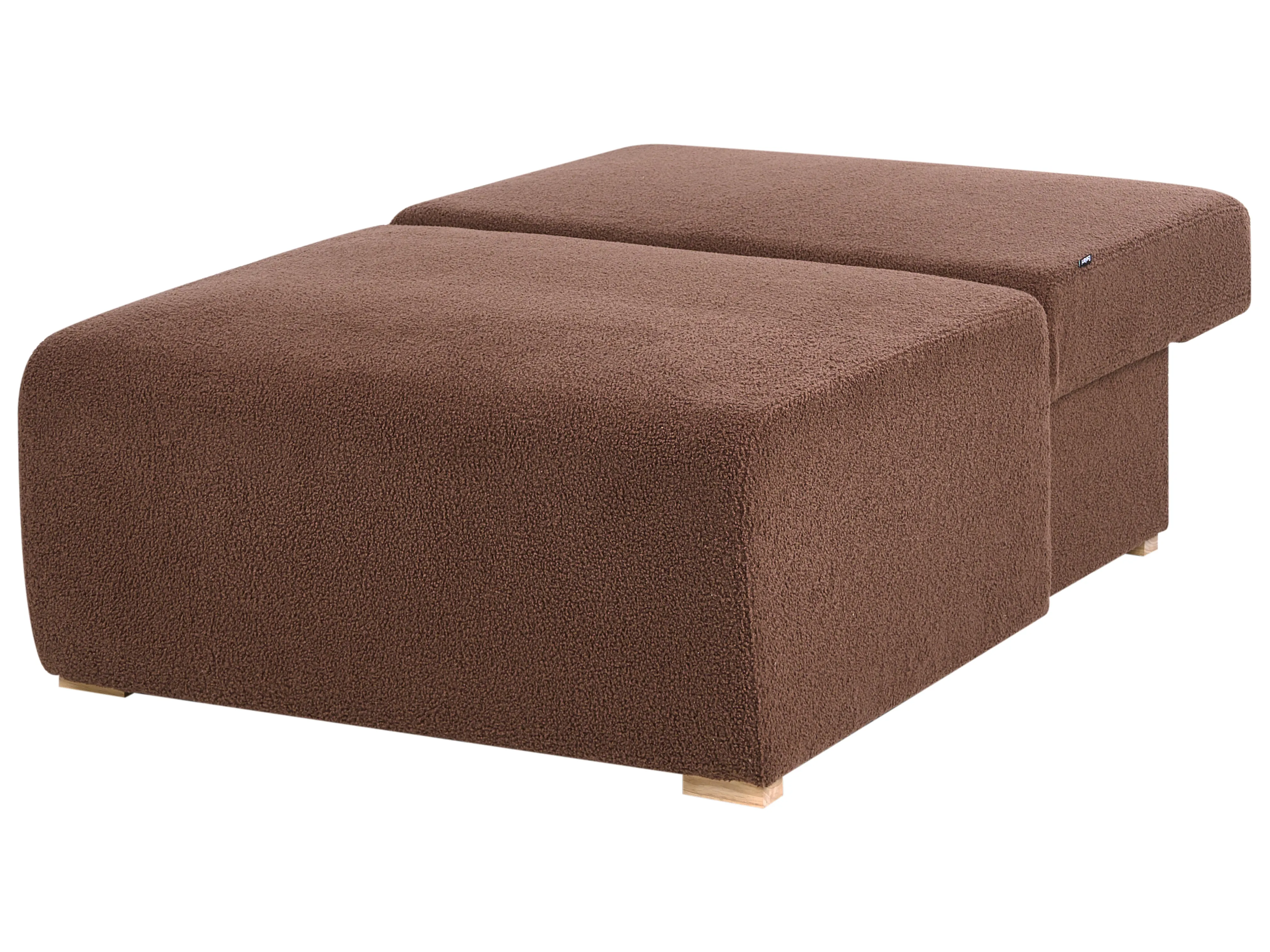 Zitmodule NERBO Bouclé Bruin