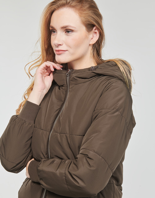 JDY - JDYNEWERICA SHORT HOOD JACKET OTW - Marron