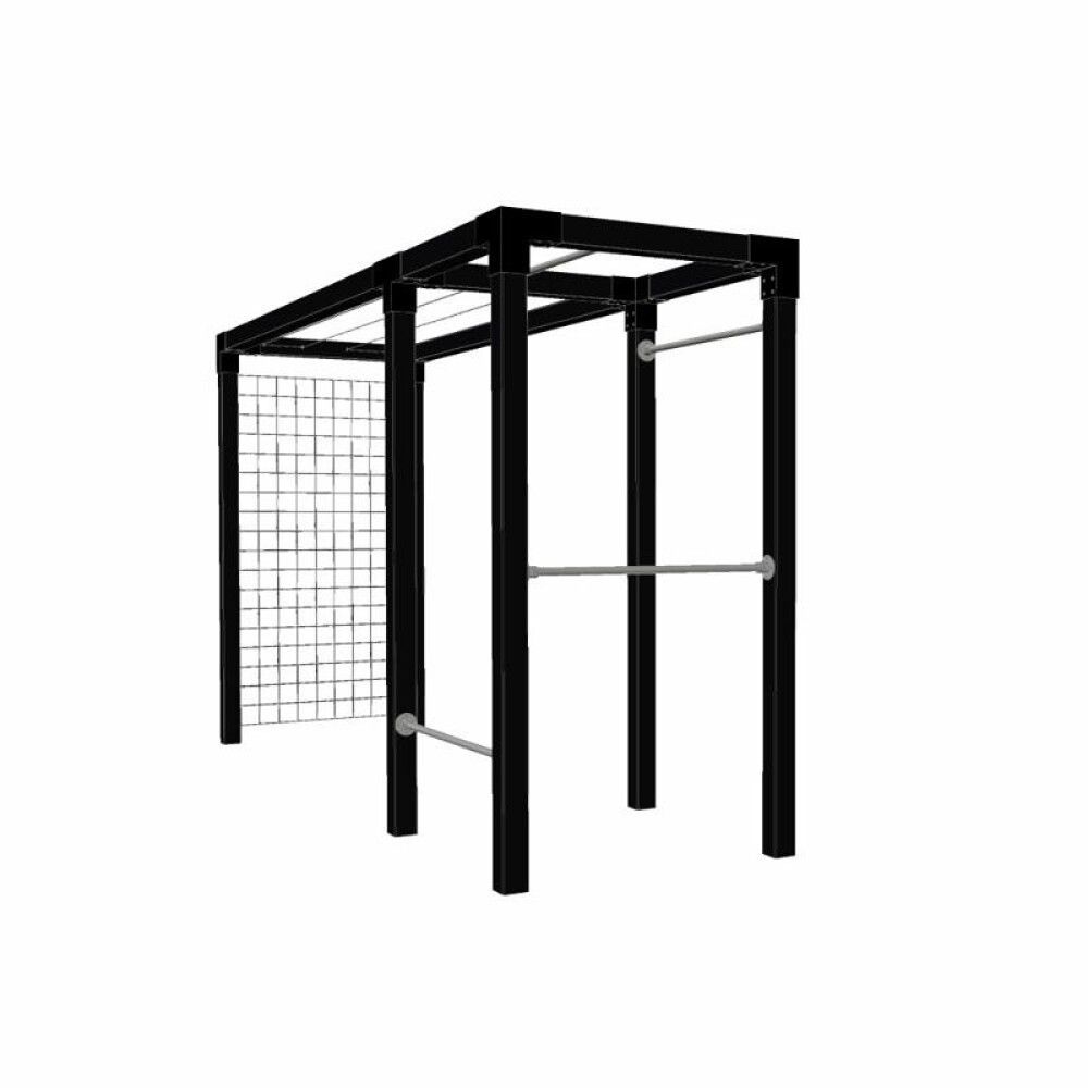 UTEGYM PLUS DAYLIFE MED TØRKESTATIV/ESPALIER SVART