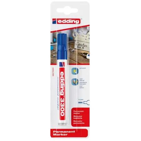 edding 3300 Permanentmarker, 1.5mm, blau