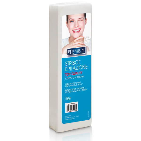 100 bandes épilation en tissé non tissé 20x7cm Xanitalia