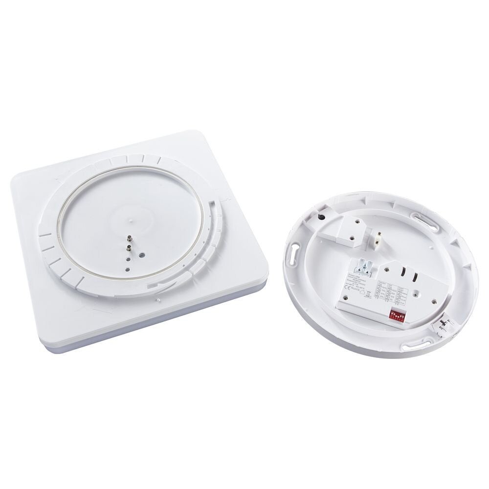 Pronto LED wand- en plafondlamp met bewegingsmelder, vierkant