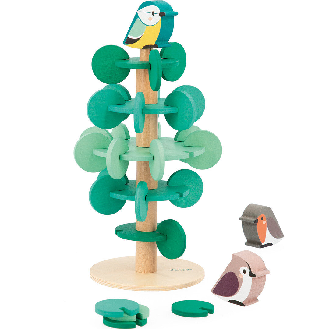 Janod wwf bouwset boom met vogels